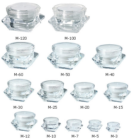 M Series Acrylic Jars
