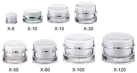 X Series Acrylic Jars